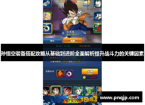 孙悟空装备搭配攻略从基础到进阶全面解析提升战斗力的关键因素